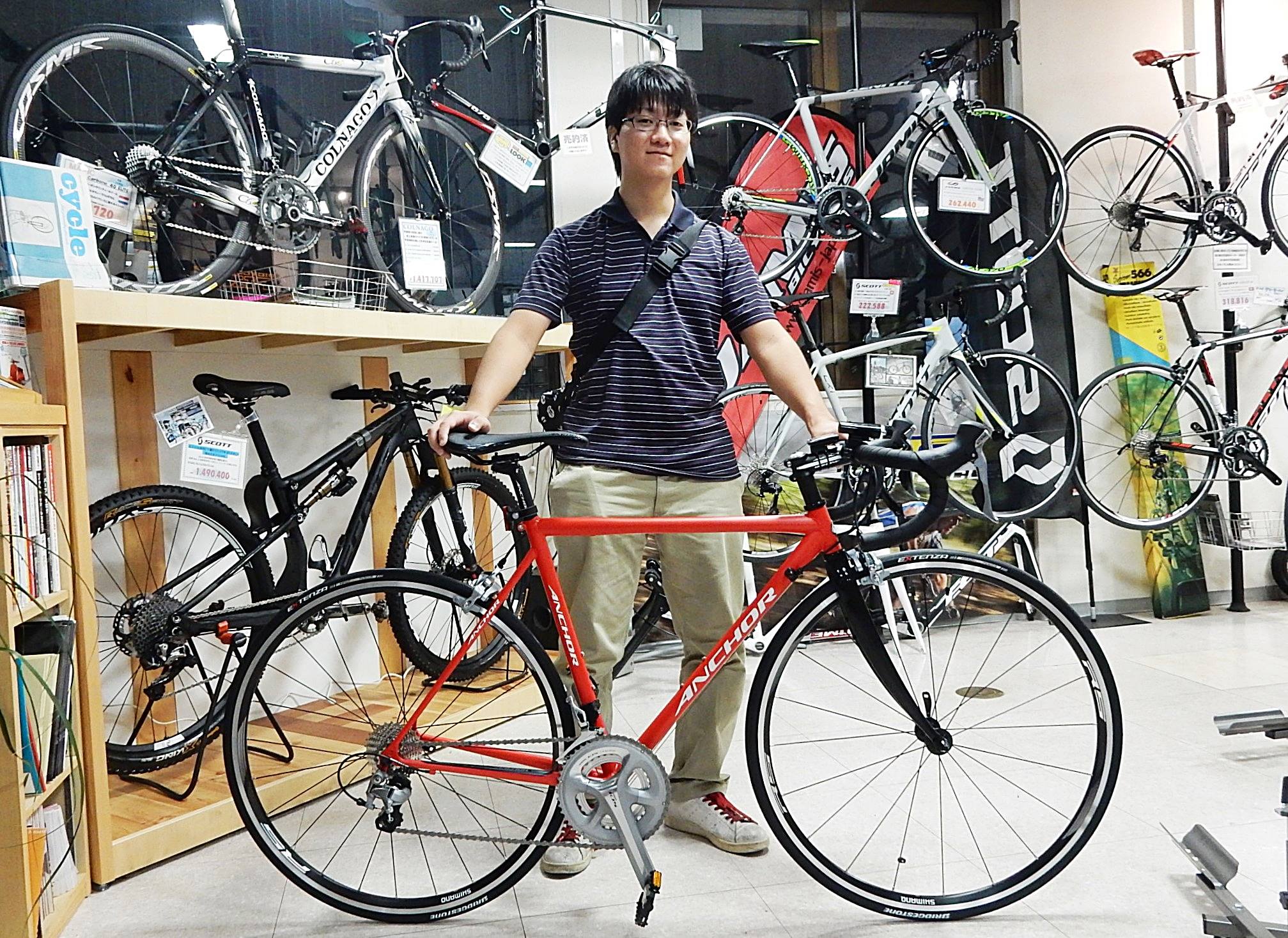 Anchor Rnc3 Equipe お買い上げいただきました 自転車販売 広島県福山市 ロードバイク マウンテンバイク Bicycleshop Fine ファイン Anchor Rnc3 Equipe お買い上げいただきました 自転車販売 広島県福山市 ロードバイク マウンテンバイク Bicycleshop Fine ファイン