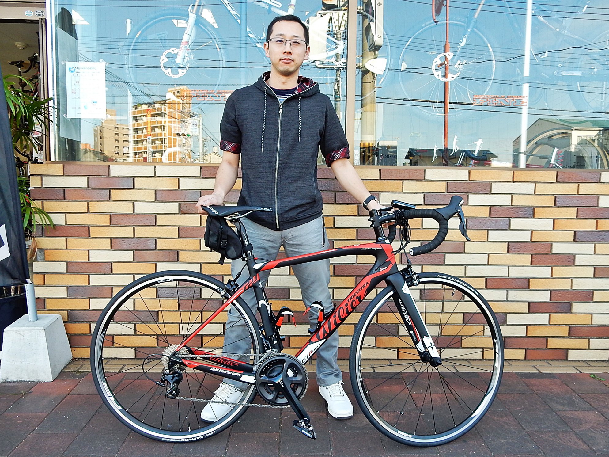 高い快適性も備えたカーボンロードバイク☆wilier GTR Team お買い上げいただきました！！ | 自転車販売 | 広島県福山市 | ロードバイク  | マウンテンバイク | BicycleShop FINE（ファイン）
