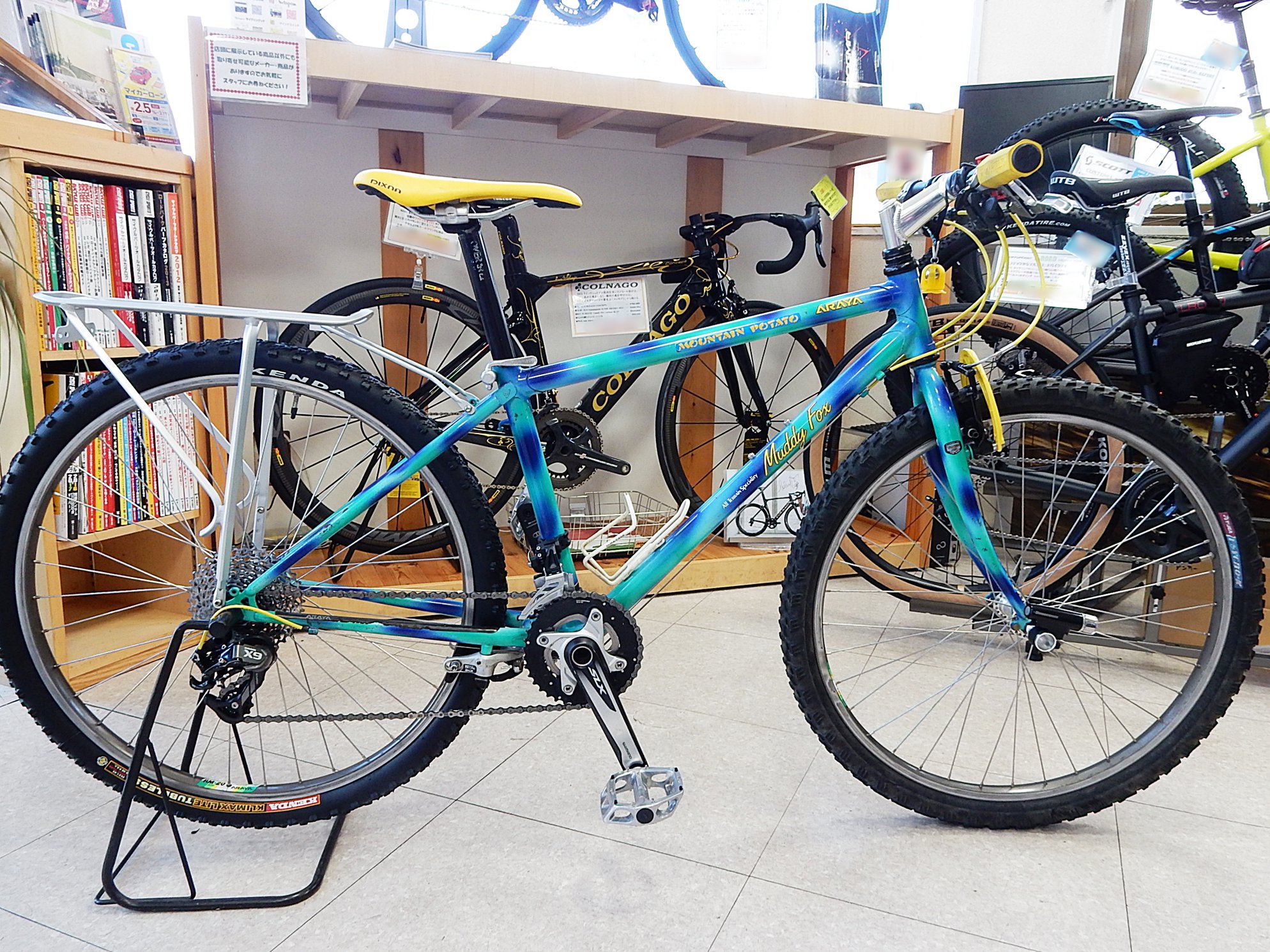 マウンテンバイクをキャンプツーリング仕様に Bicycleshop Fine 自転車販売 福山市 ロードバイク マウンテンバイク 広島