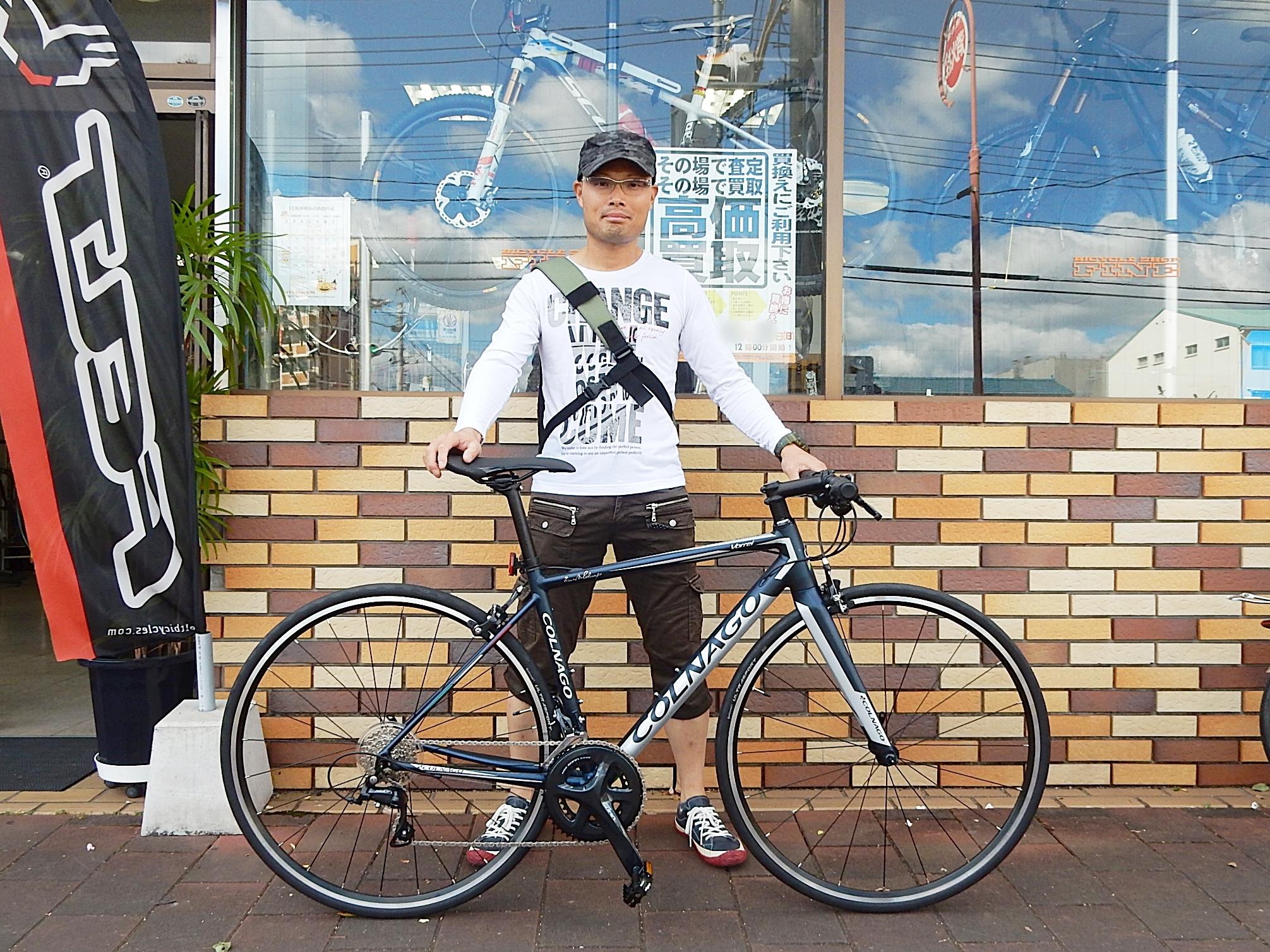 最速フラットバーロード Colnago Vorrei ヴォレイ お買い上げいただきました 自転車販売 広島県福山市 ロードバイク マウンテンバイク Bicycleshop Fine ファイン