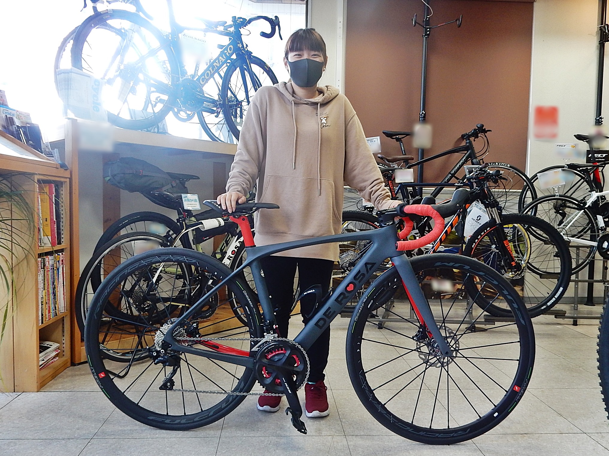6年の歳月を経てフルモデルチェンジ☆DE ROSA IDOL(デローザ アイドル)お買い上げいただきました！！ | 自転車販売 | 広島県福山市 |  ロードバイク | マウンテンバイク | BicycleShop FINE（ファイン）