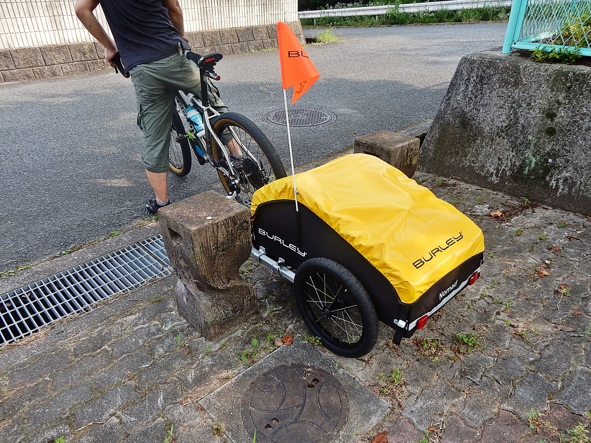 ノマドパーカ 自転車