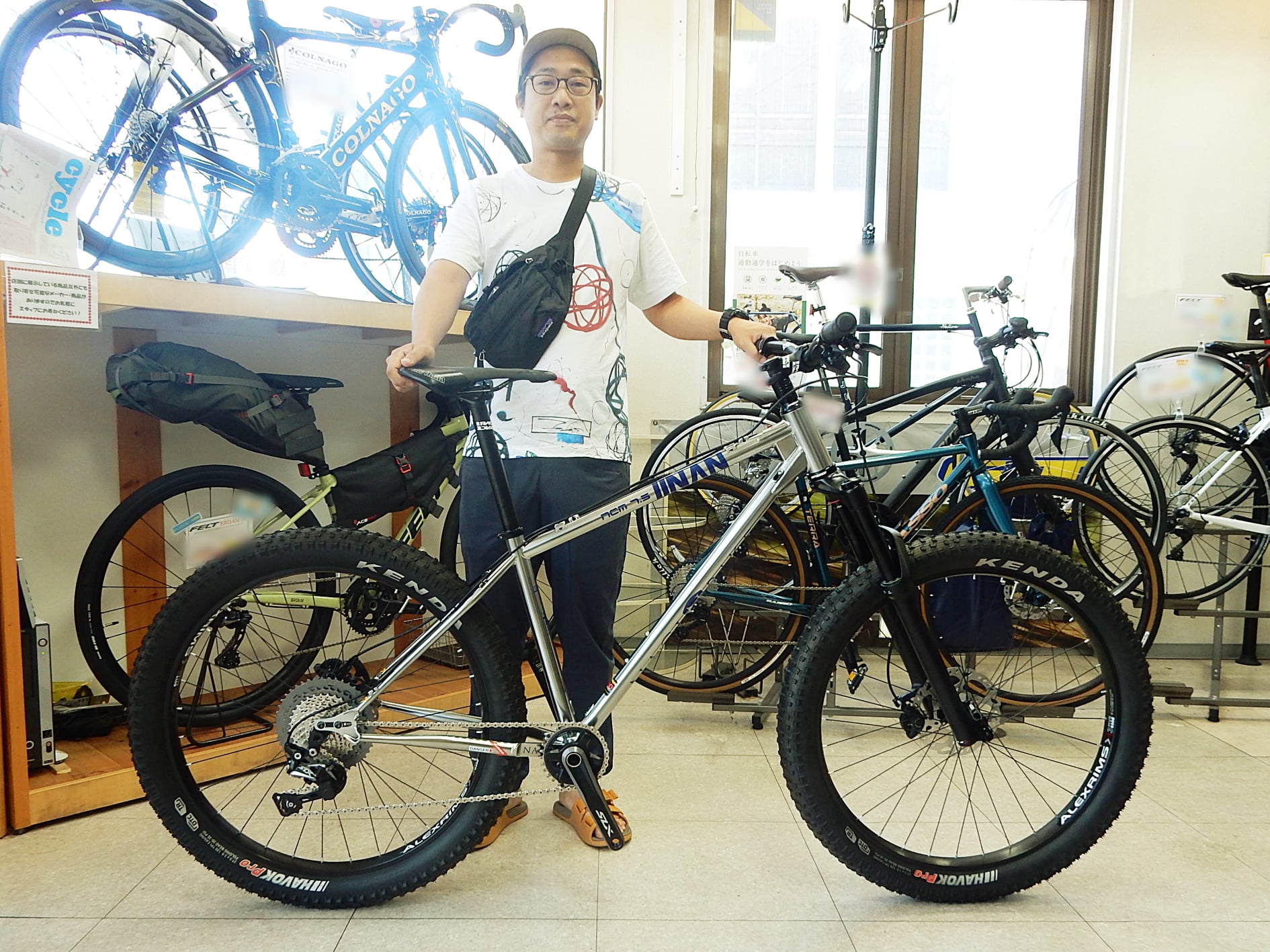 クロモリマウンテンバイク Nagi Bike Ncm7 5 お買い上げいただきました 自転車販売 広島県福山市 ロードバイク マウンテンバイク Bicycleshop Fine ファイン